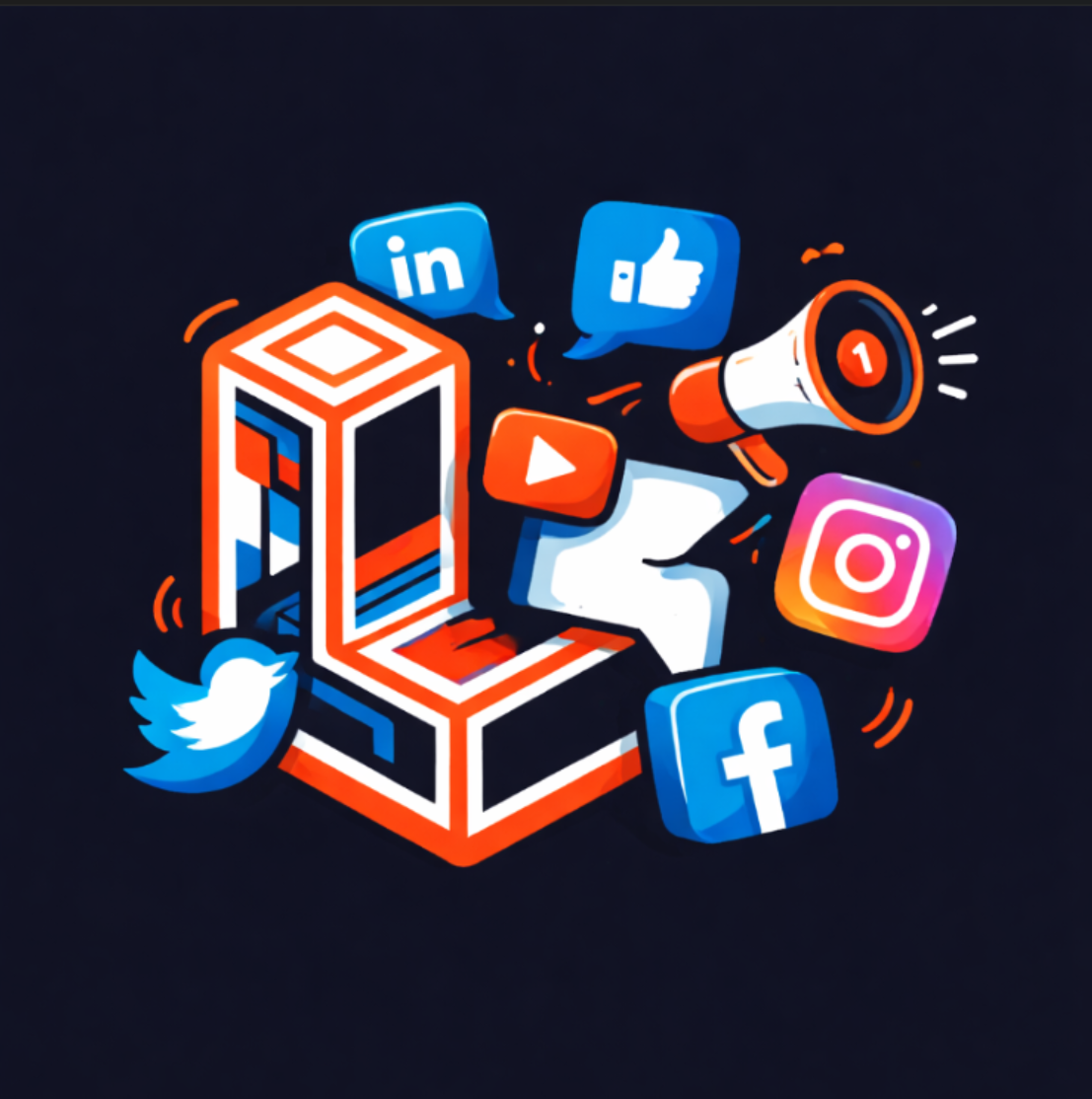 Laravel Social dashboard AI post generation interface